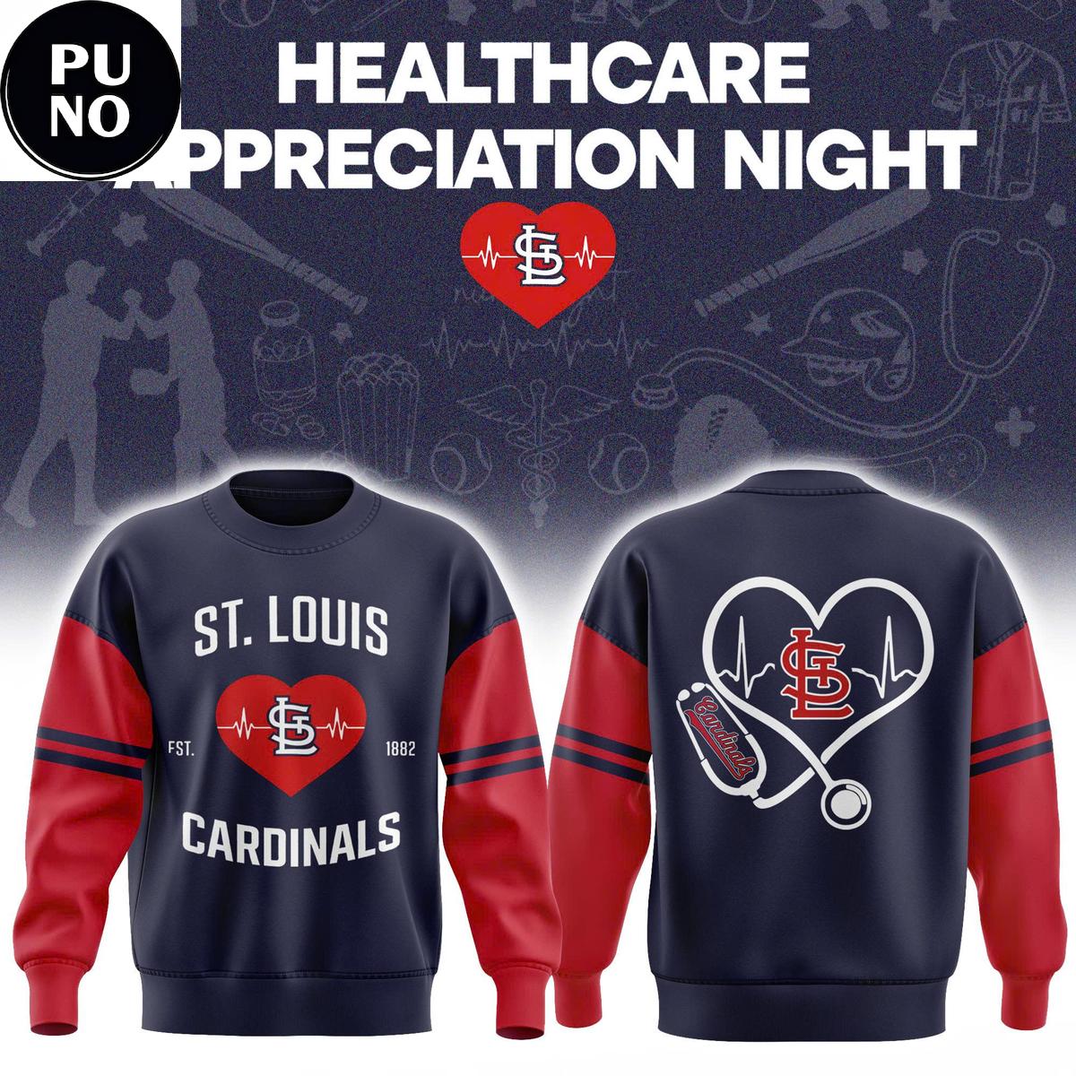St. Louis Cardinals Healthcare Appreciation Night 2026 Hoodie Shirt
