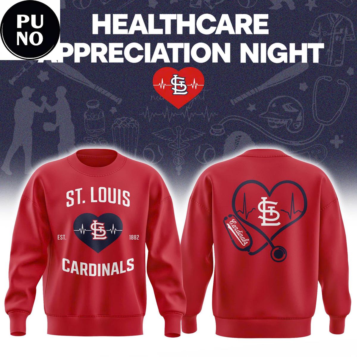 St. Louis Cardinals Healthcare Appreciation Night 2026 Hoodie Shirt
