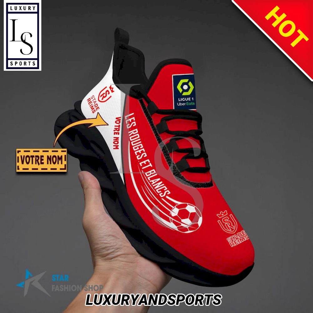 Stade de Reims Ligue 1 Custom Name Max Soul Shoes