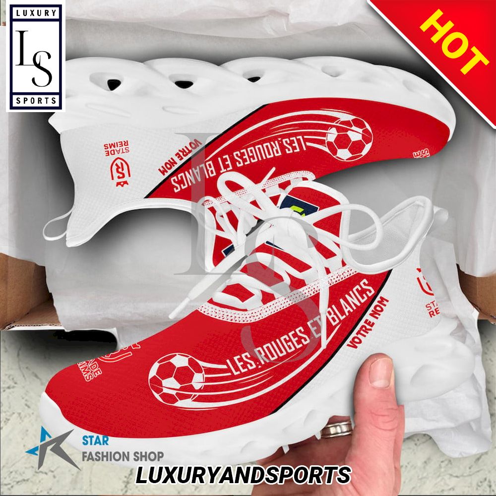 Stade de Reims Ligue 1 Custom Name Max Soul Shoes