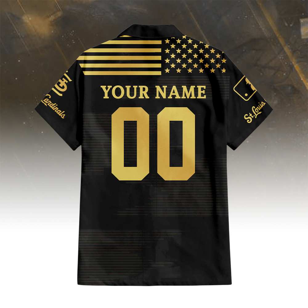 StLouis Cardinals Golden Hawaiian Shirt