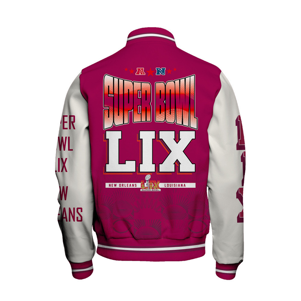 Super Bowl LIX National Football League New Orleans Varsity Jacket