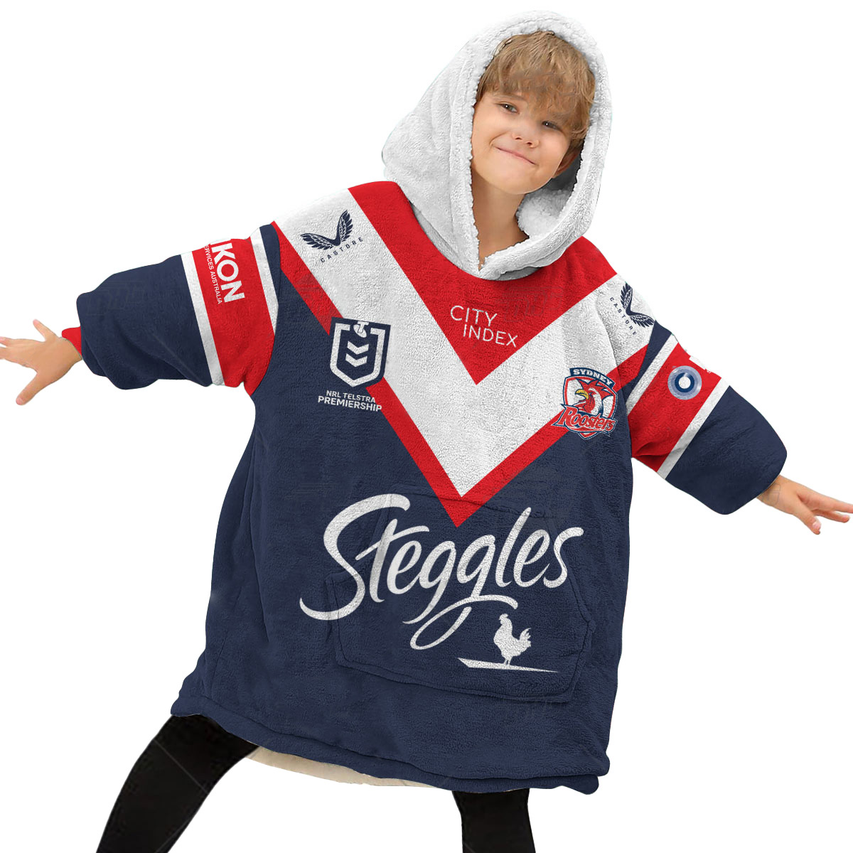 Sydney Roosters Premium Blanket Hoodie