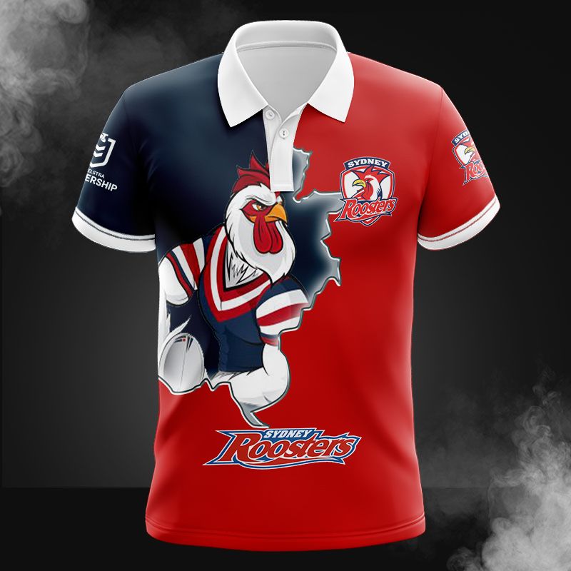 Sydney Roosters Printing T-Shirt, Polo, Hoodie, Zip, Bomber 2384