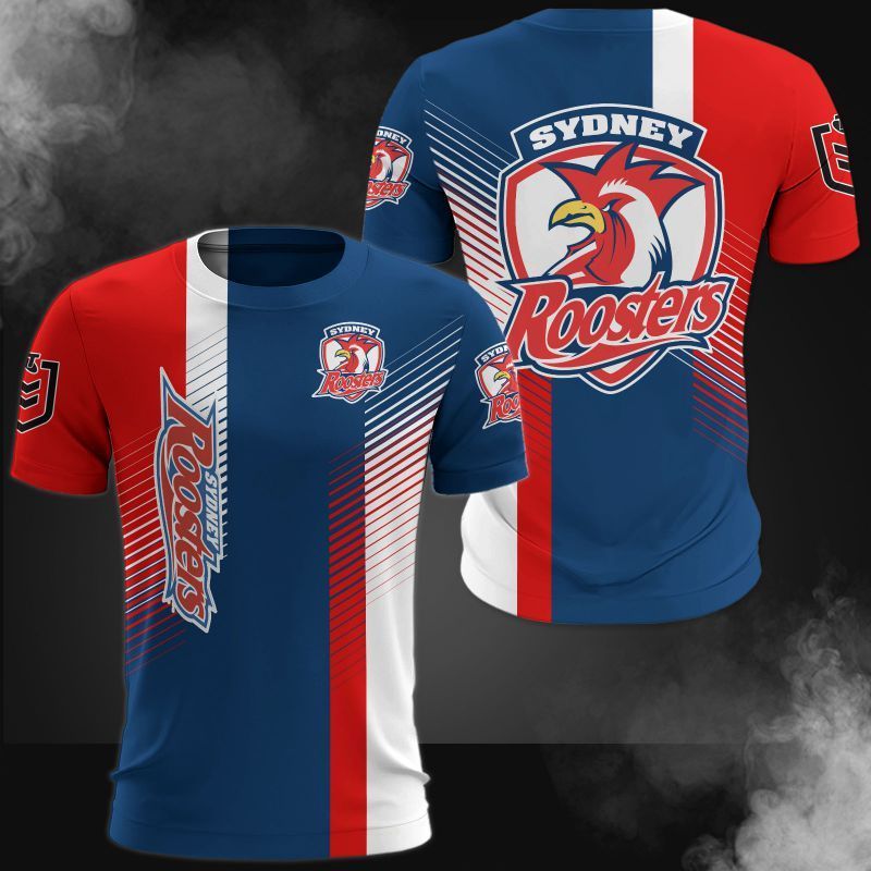 Sydney Roosters Printing T-Shirt, Polo, Hoodie, Zip, Bomber 3222