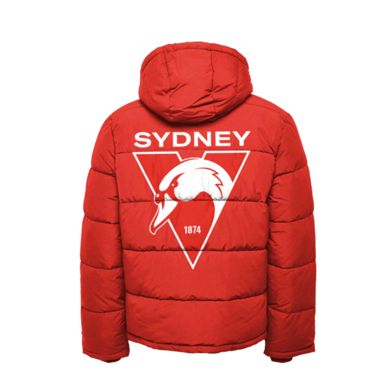 Sydney Swan Red DownJacket