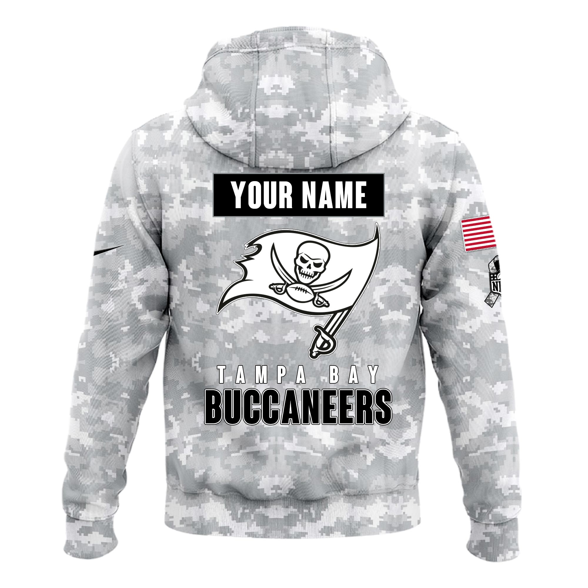 Tampa Bay Buccaneers Hoodie Camo Salute to Service Club