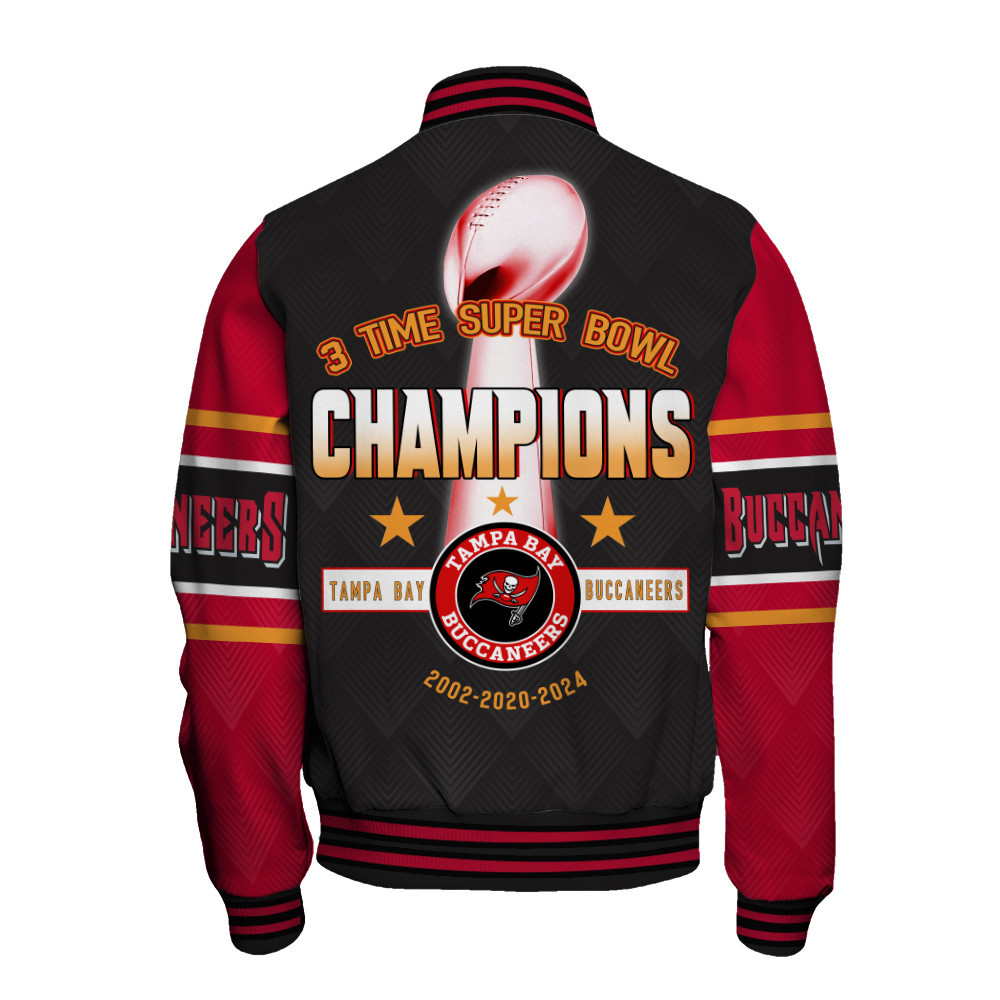 Tampa Bay Buccaneers Super Bowl LIX Champions Explode And Ascend Varsity Jacket