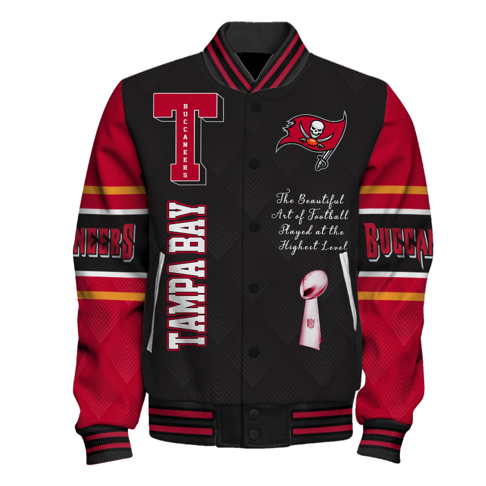 Tampa Bay Buccaneers Super Bowl LIX Champions Explode And Ascend Varsity Jacket