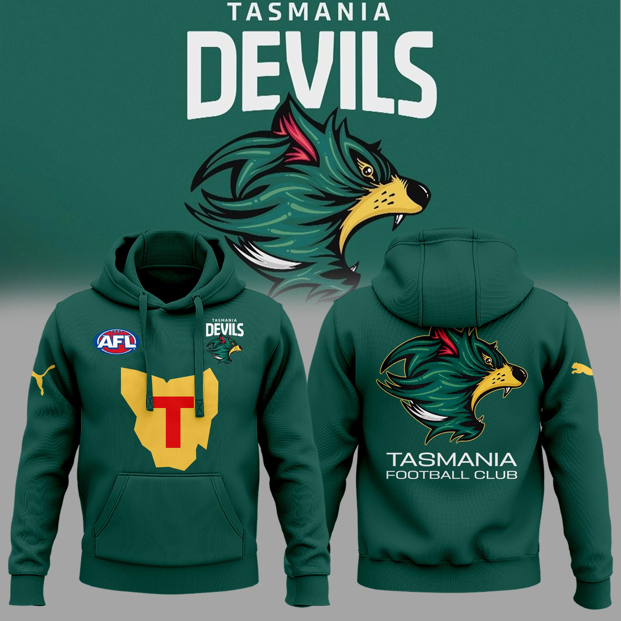 Tasmania Devils AFL – Hoodie Joggers 2024