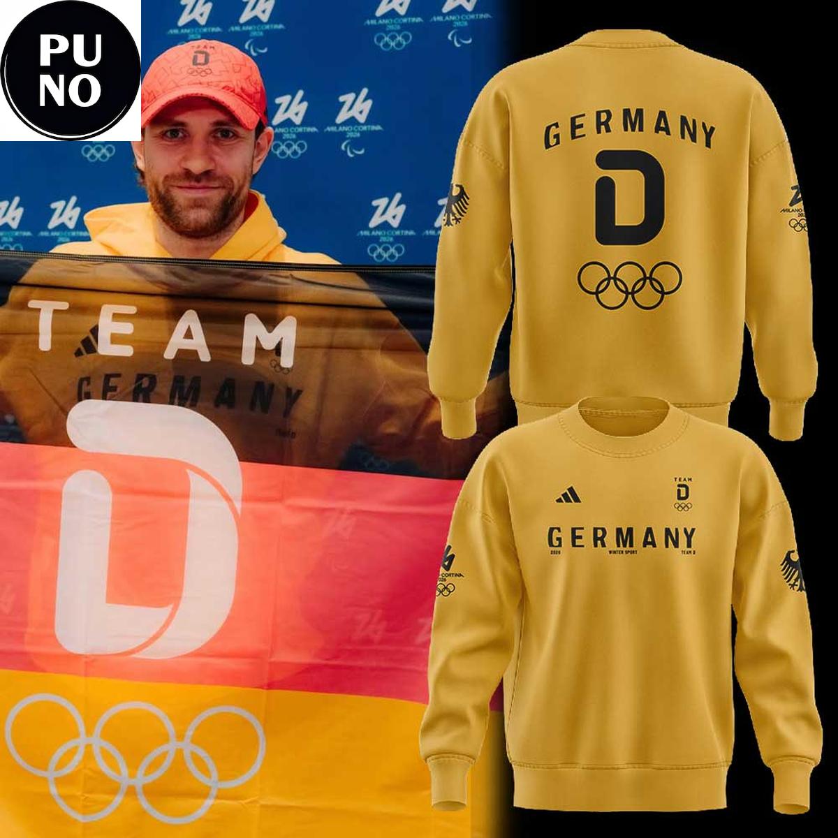 Team Deutschland Germany Winter Olympics Milano Cortina 2026 Hoodie T-Shirt