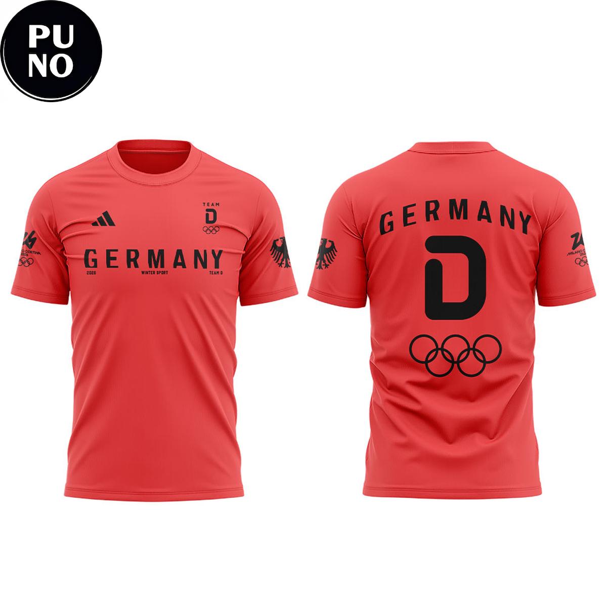 Team Deutschland Germany Winter Olympics Milano Cortina 2026 Hoodie T-Shirt