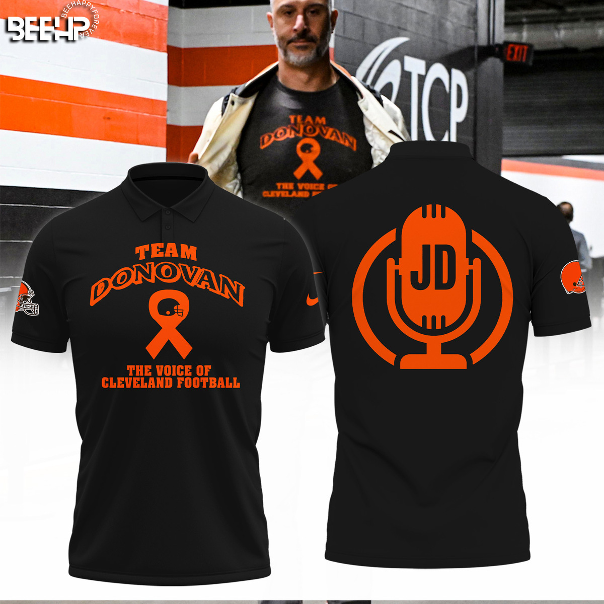 Team Donovan The Voice Of Cleveland Football Shirt