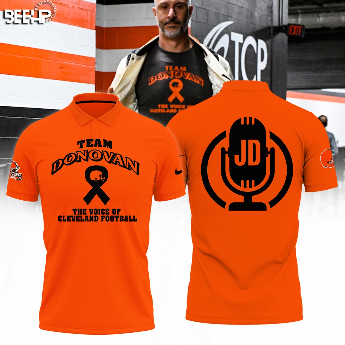 Team Donovan The Voice Of Cleveland Football Shirt