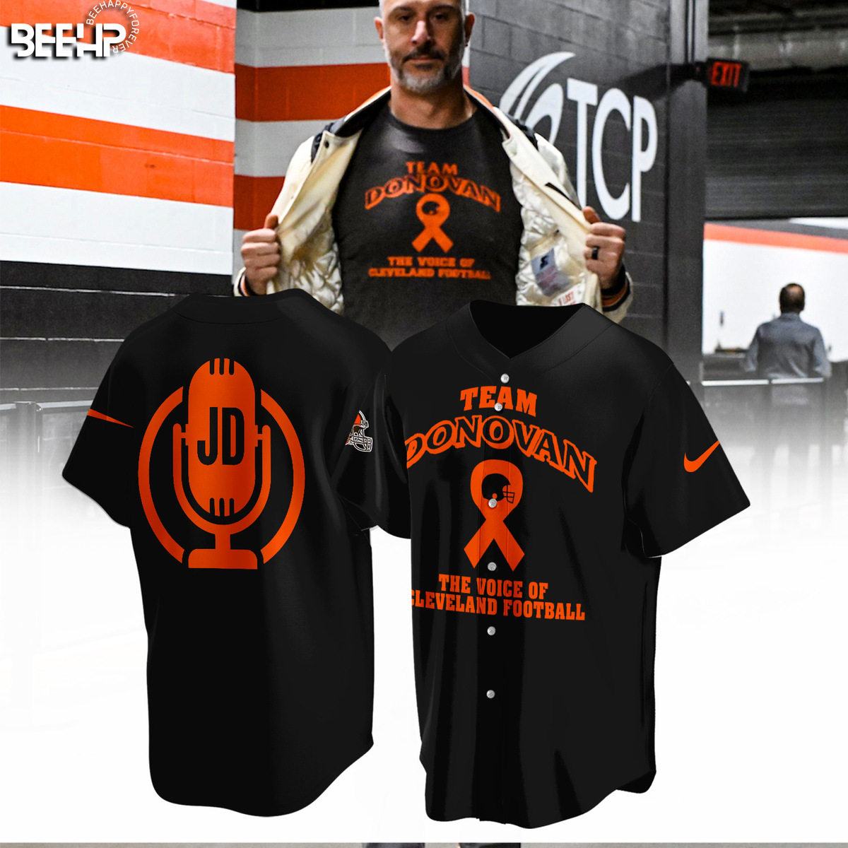 Team Donovan The Voice Of Cleveland Football Shirt