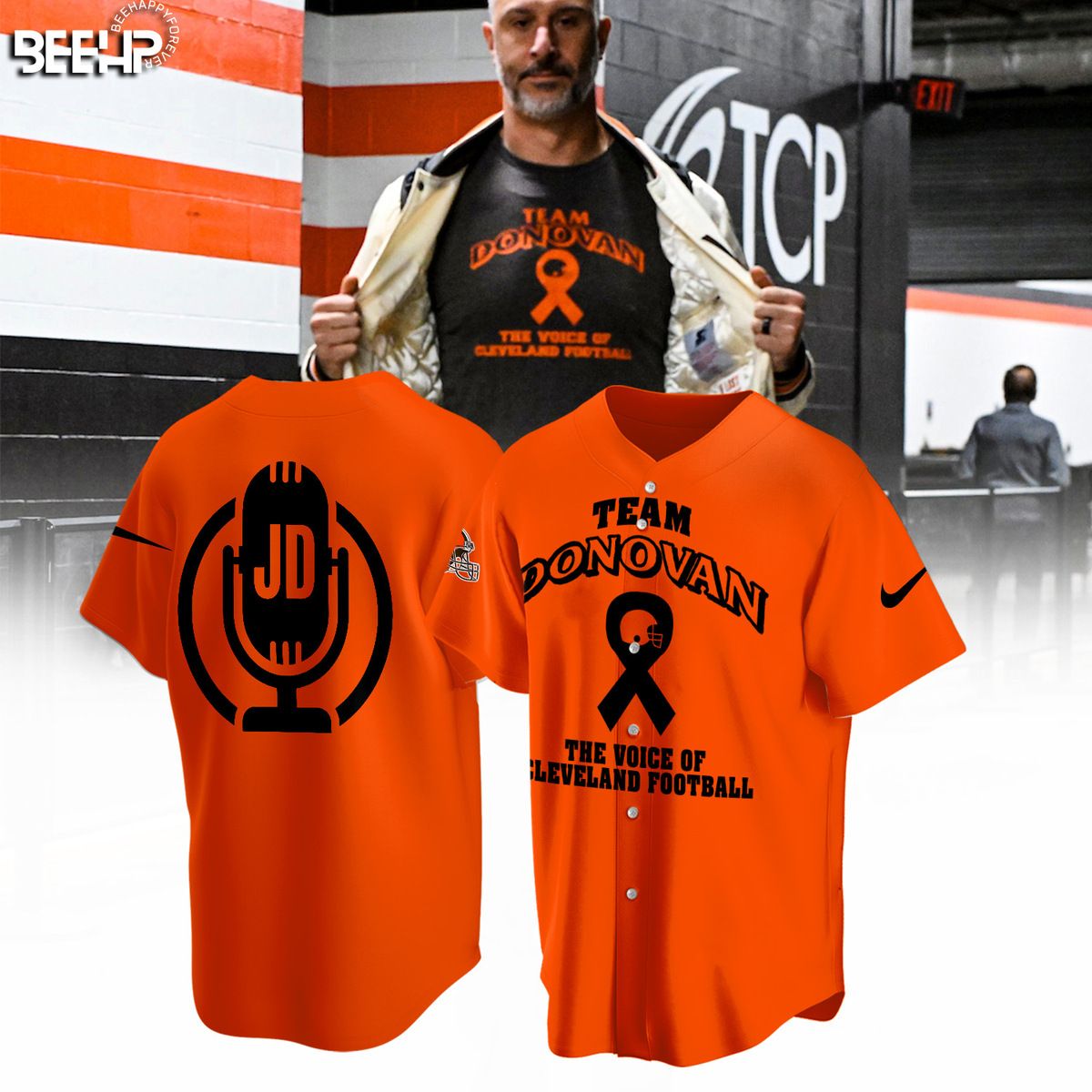 Team Donovan The Voice Of Cleveland Football Shirt