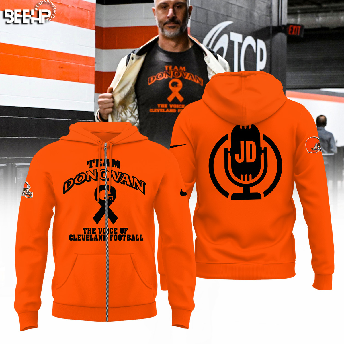 Team Donovan The Voice Of Cleveland Football Shirt