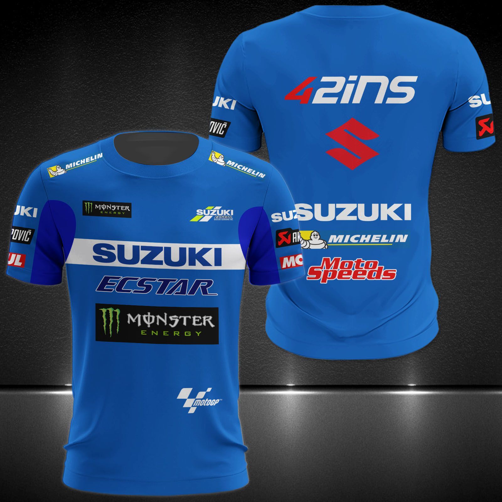 Team SUZUKI ECSTAR Printing T-Shirt, Polo, Hoodie, Zip, Bomber 9159
