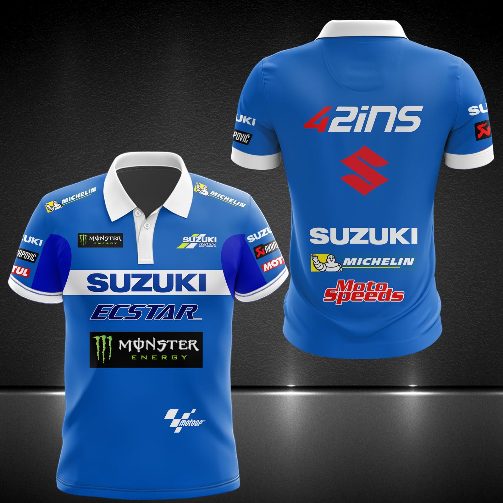 Team SUZUKI ECSTAR Printing T-Shirt, Polo, Hoodie, Zip, Bomber 9159