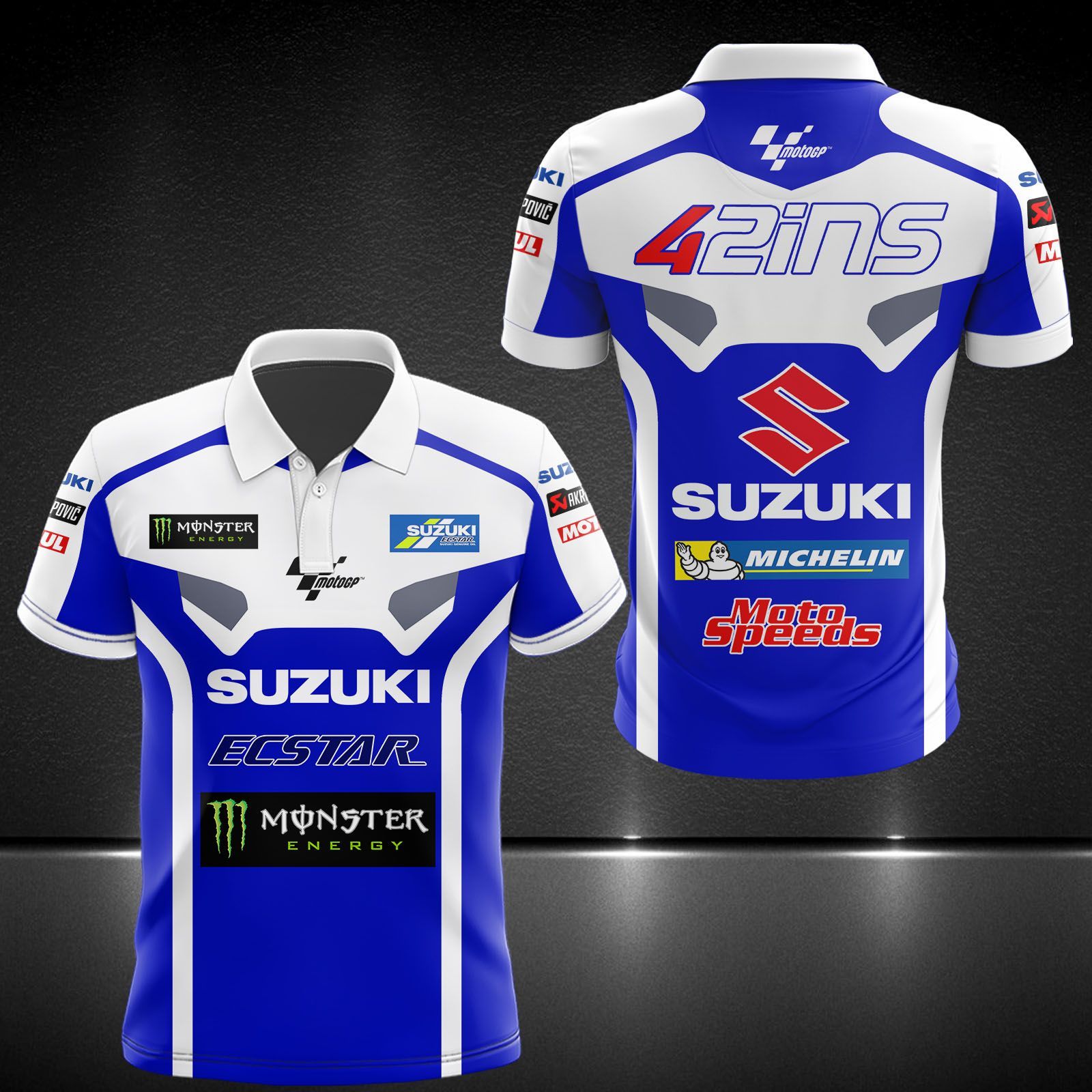 Team SUZUKI ECSTAR Printing T-Shirt, Polo, Hoodie, Zip, Bomber 9174