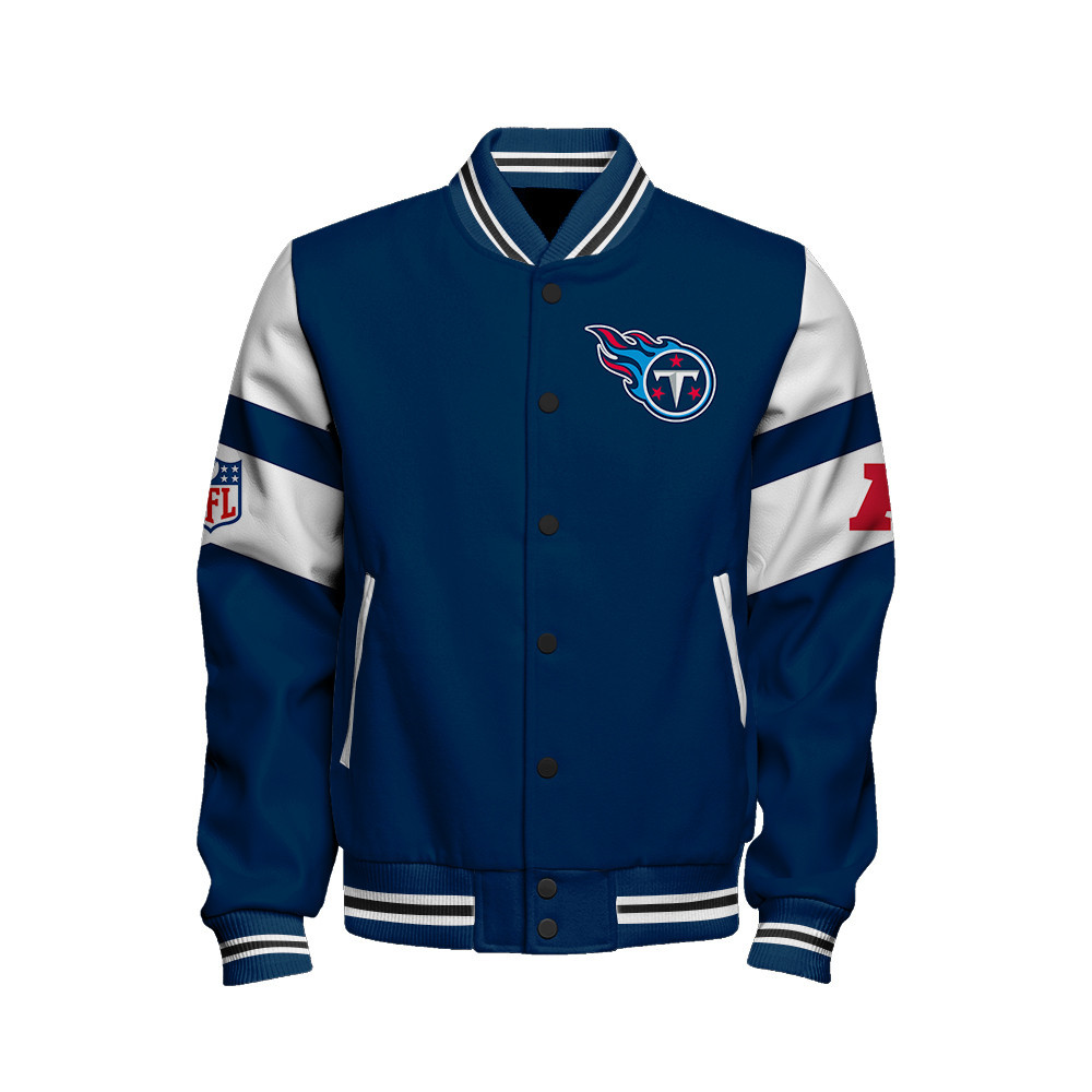 Tennessee Titans American Football Conference Unisex Varsity Jacket V11