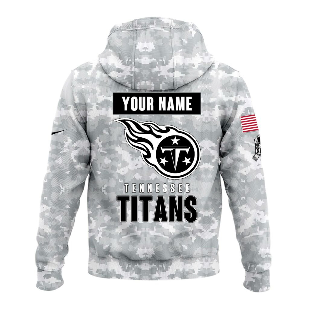 Tennessee Titans Arctic Camo Salute to Service Club Hoodie Edition