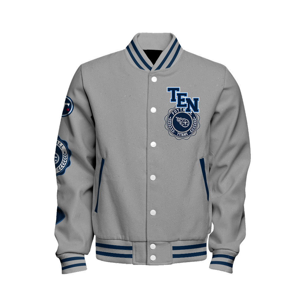 Tennessee Titans - Feel The Power Unisex Varsity Jacket