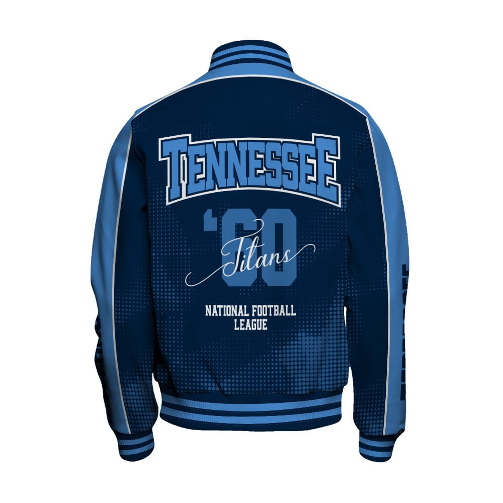 Tennessee Titans - Heart Beats In Unison Unisex Varsity Jacket