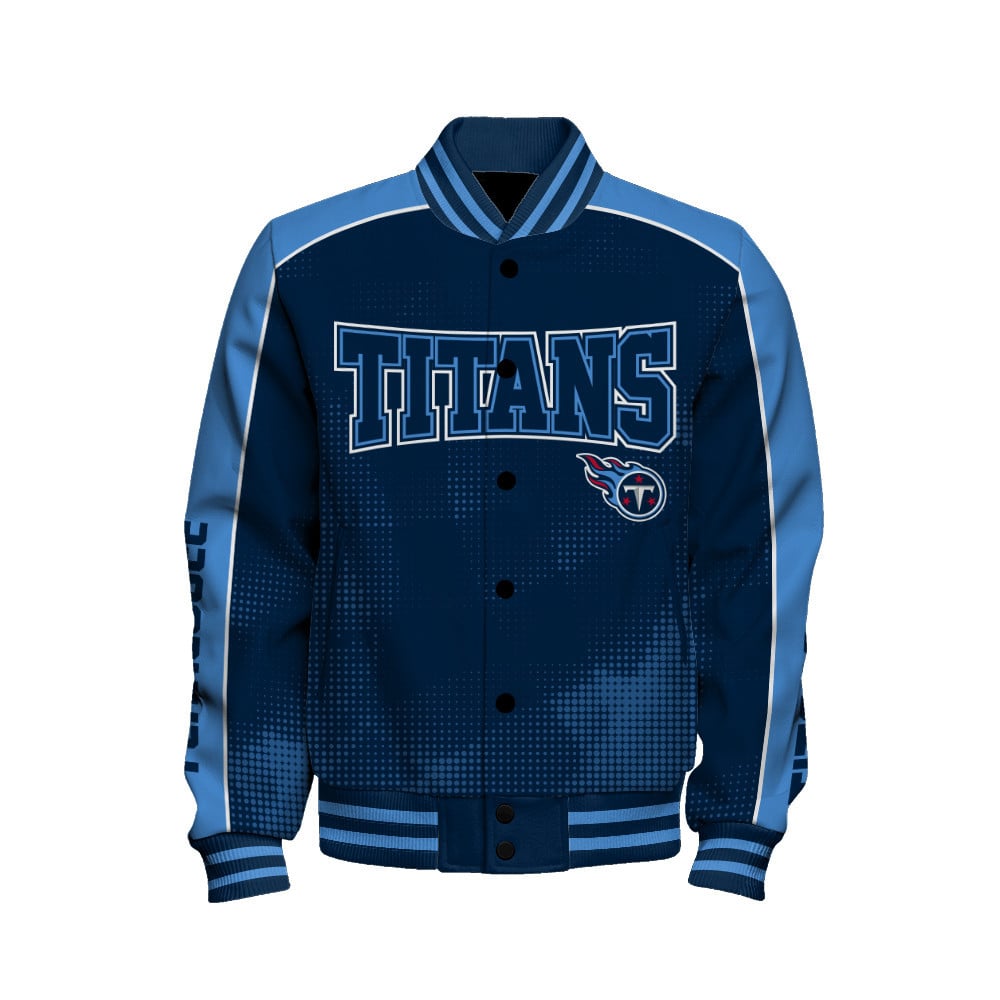 Tennessee Titans - Heart Beats In Unison Unisex Varsity Jacket