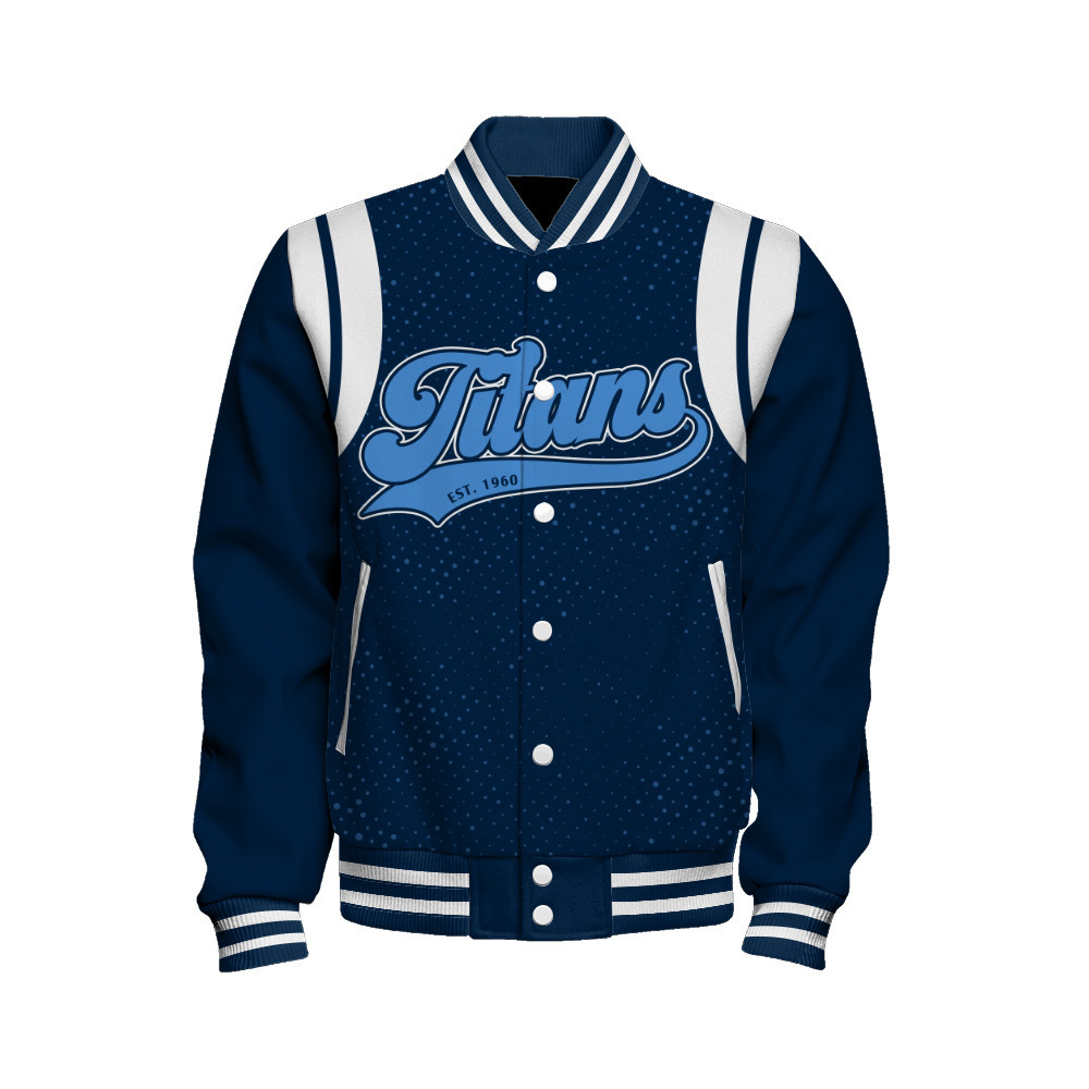 Tennessee Titans National Football League Make Your Mark Unisex Varsity Jacket