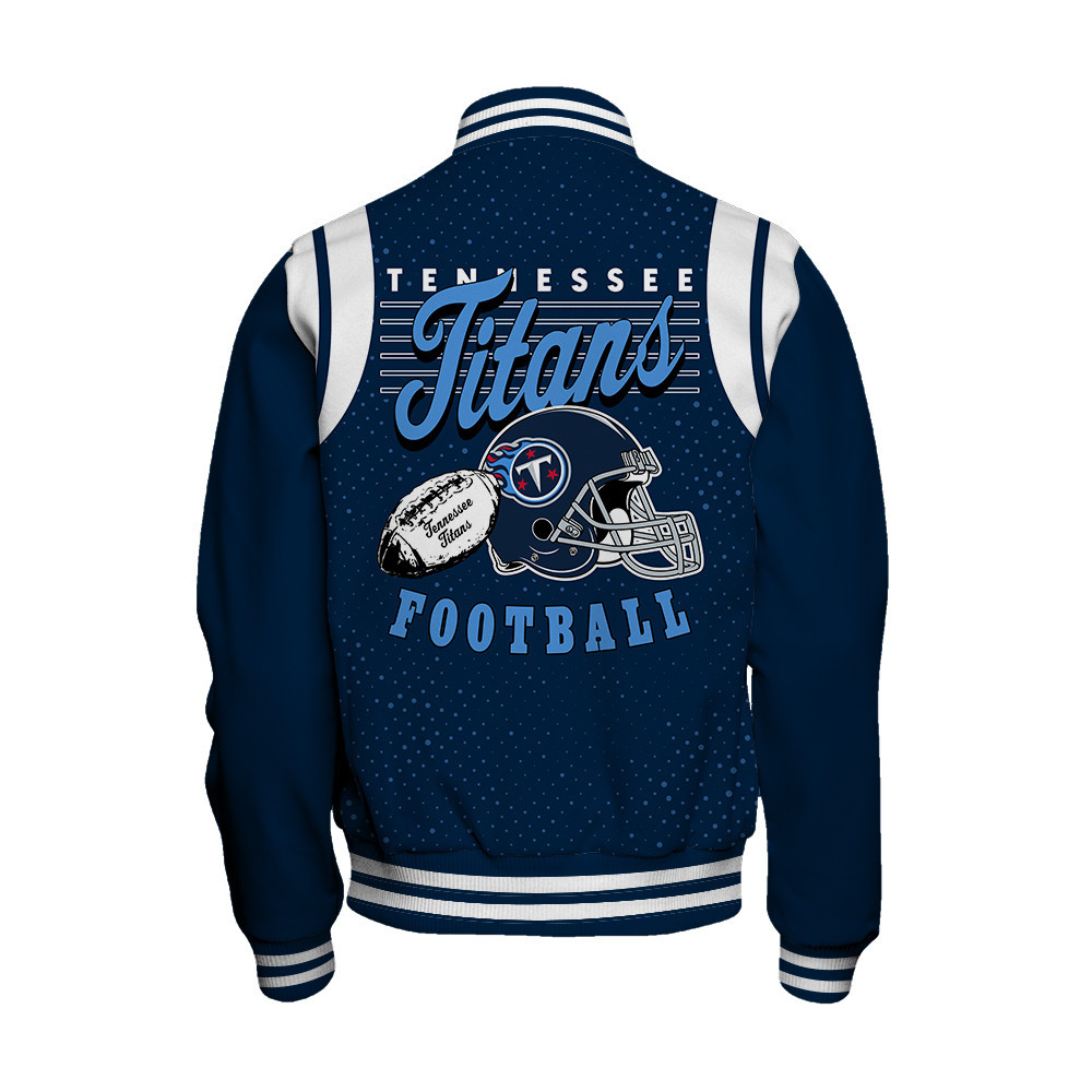 Tennessee Titans National Football League Make Your Mark Unisex Varsity Jacket