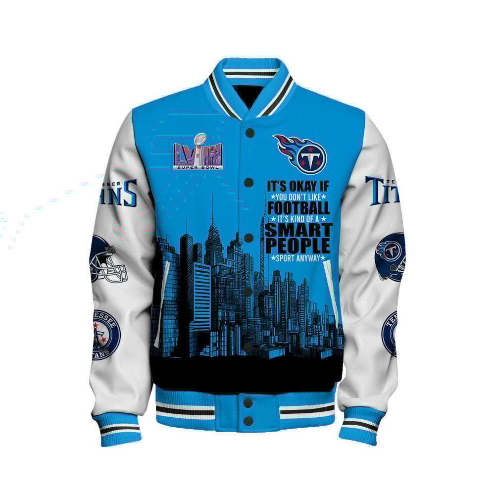 Tennessee Titans National Football League Varsity Jacket STM V5