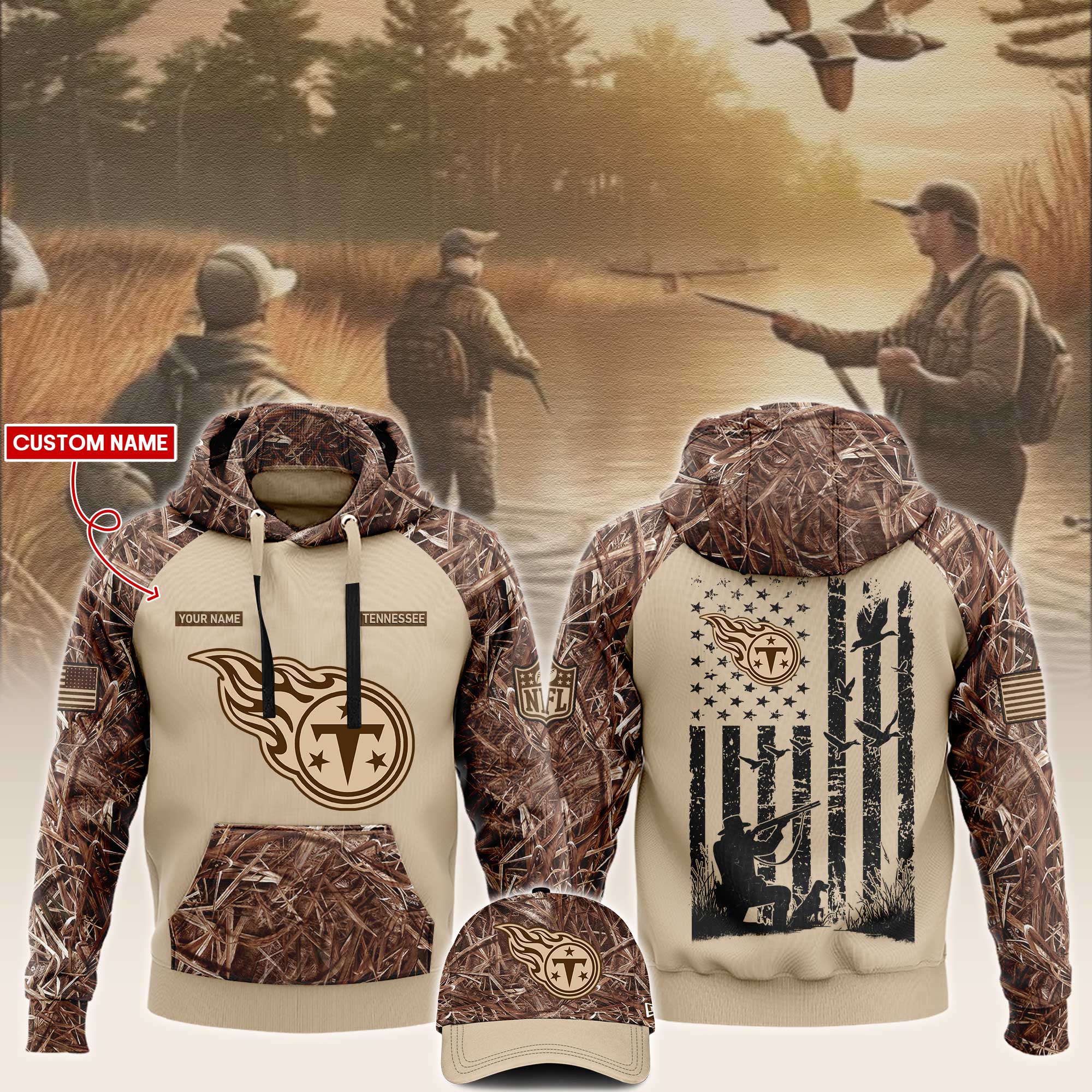 Tennessee Titans x Hunting Hoodie V2