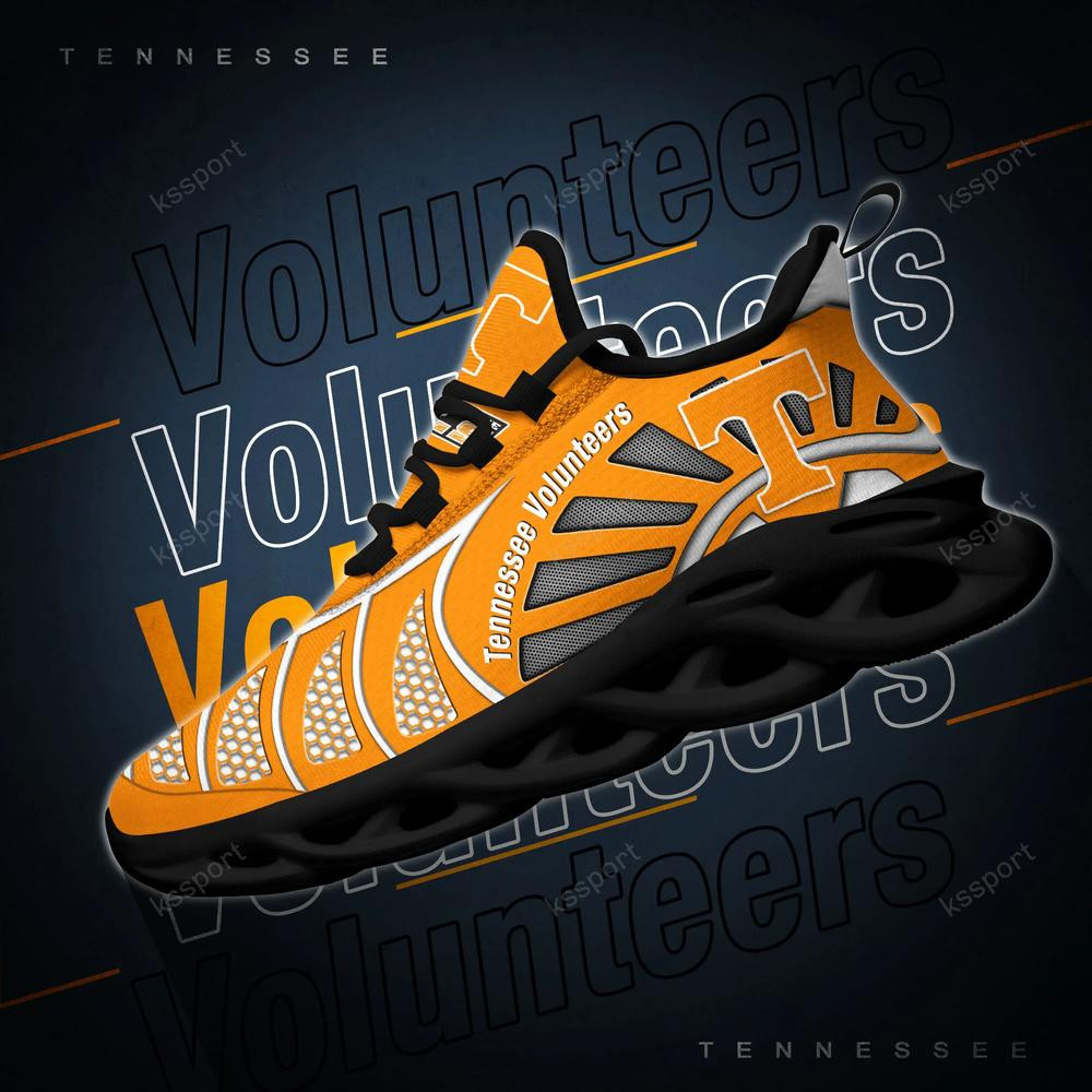 Tennessee Volunteers Max Soul Clunky, Black And White Running Shoes