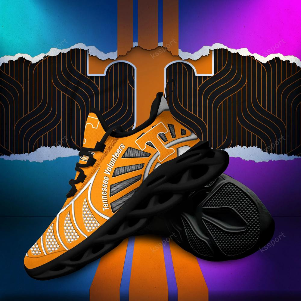 Tennessee Volunteers Max Soul Clunky, Black And White Running Shoes