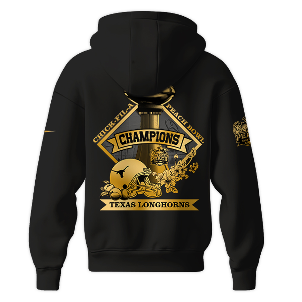 Texas Longhorns x Peach Bowl Champions Hoodie