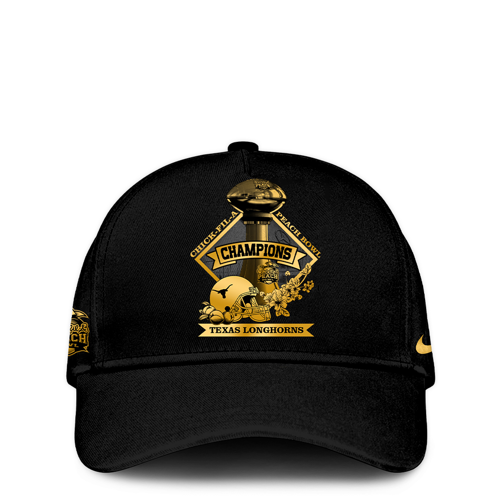 Texas Longhorns x Peach Bowl Champions New Tshirt