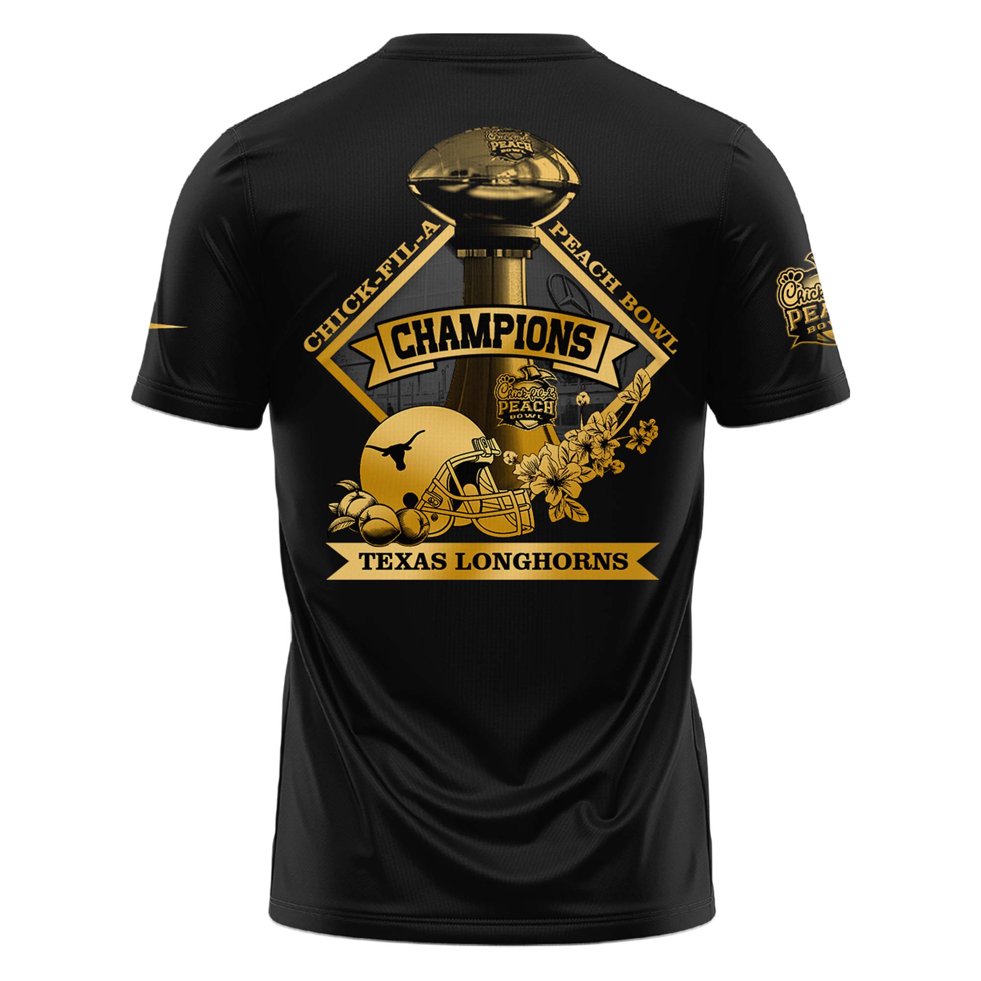 Texas Longhorns x Peach Bowl Champions New Tshirt