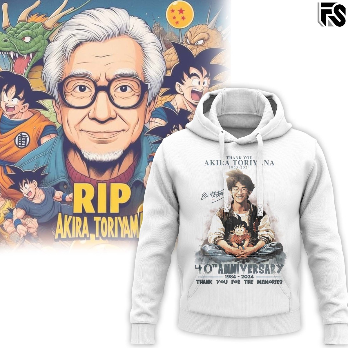 Thank you memories Akira Toriyama Hoodie