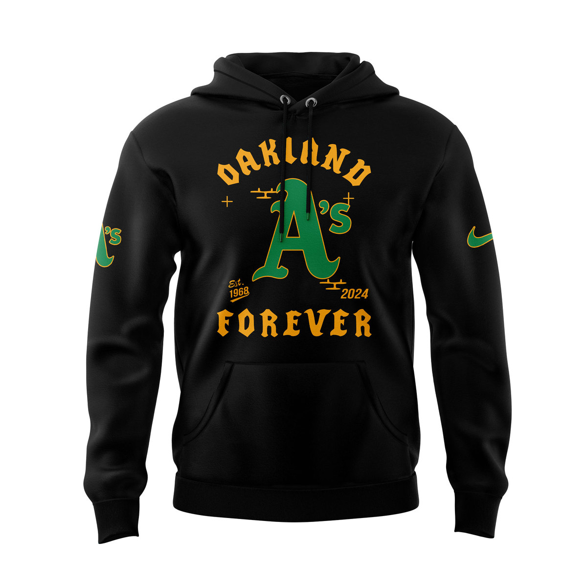 Thank You Oakland Athletics Black Hoodie NT28092410ID10DS10