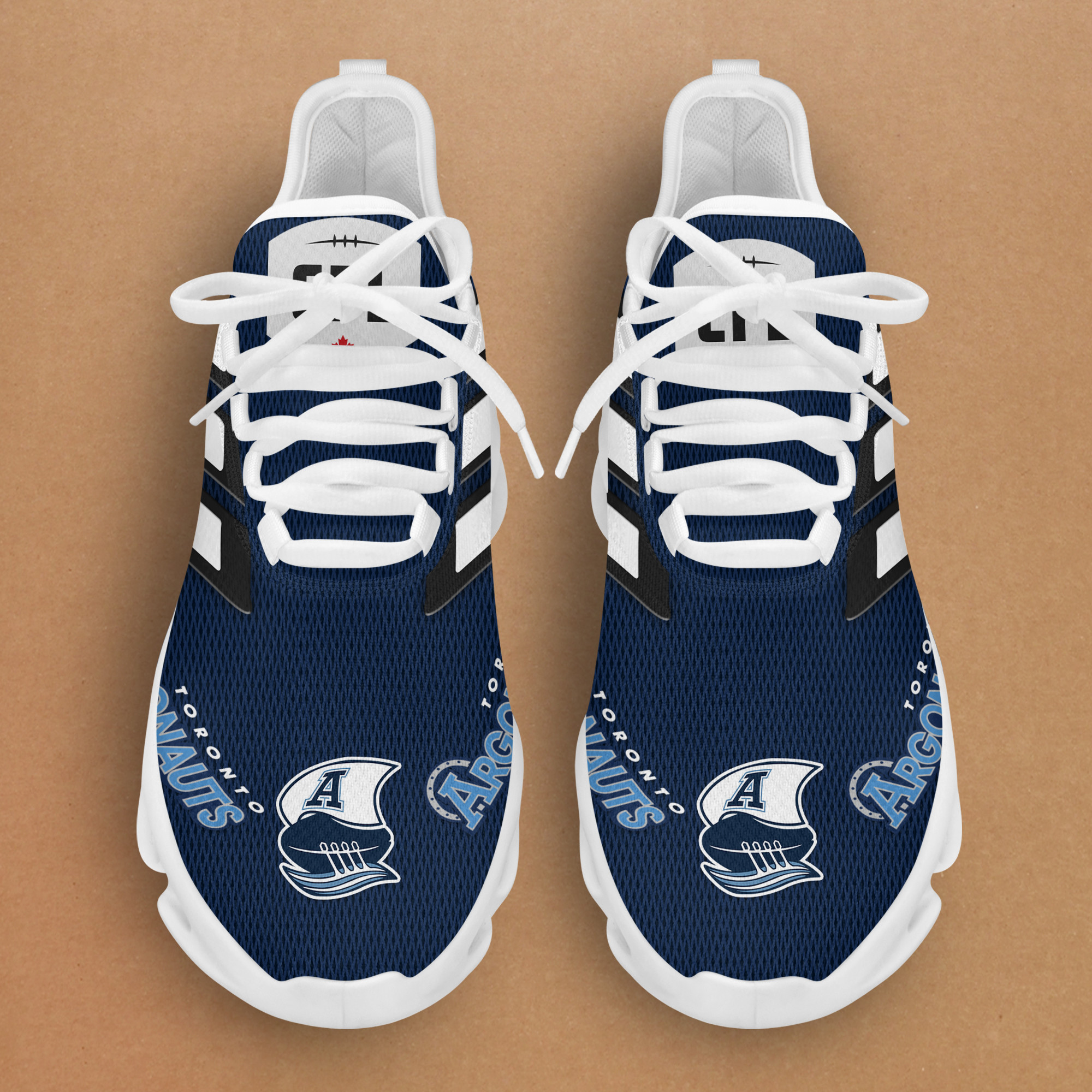 Toronto Argonauts 109 Grey Cup Champions RN Shoes Ver 2