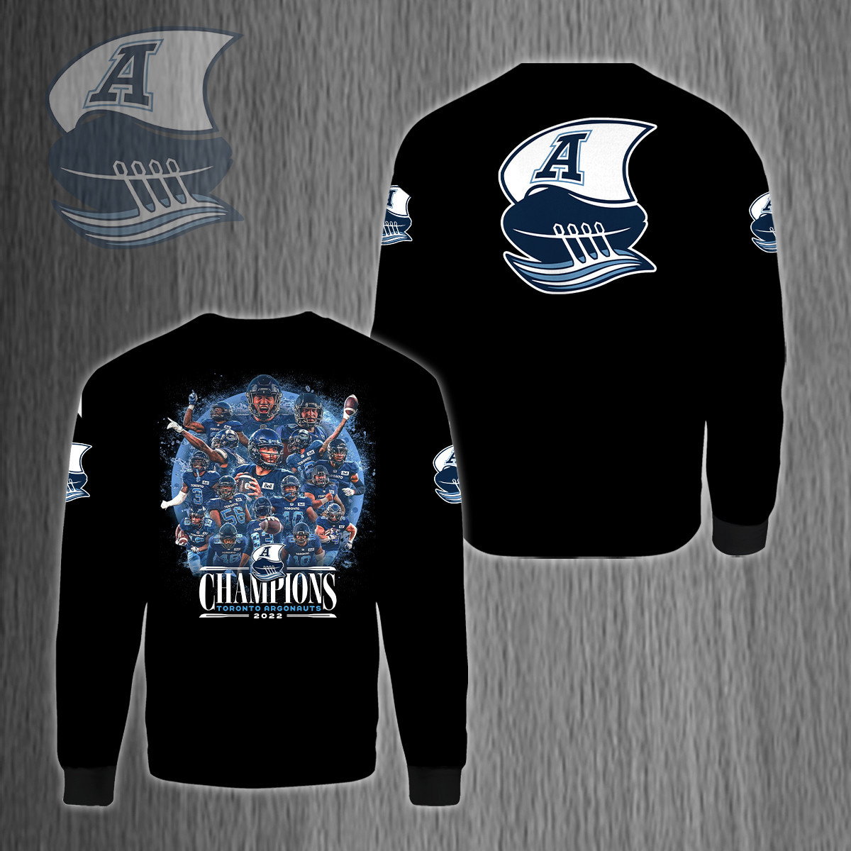 Toronto Argonauts 109 Grey Cup Champions Shirt Ver 1