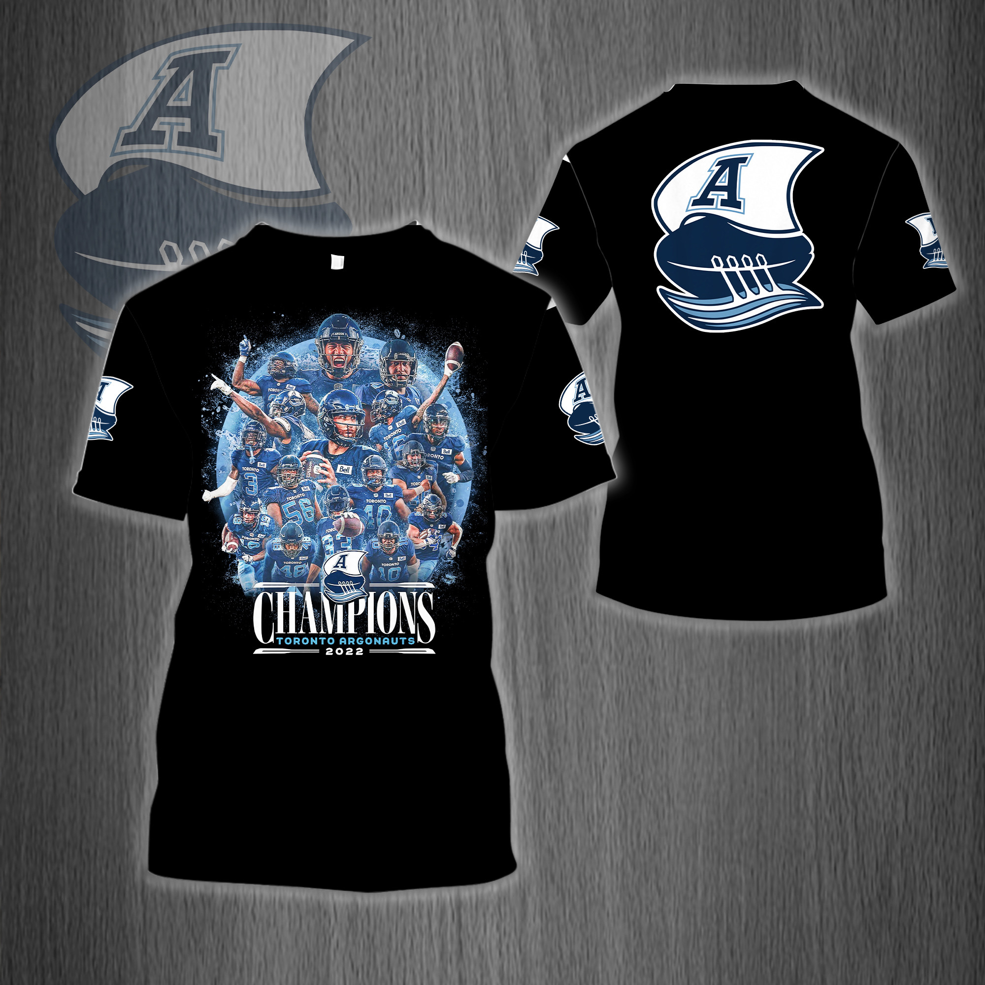 Toronto Argonauts 109 Grey Cup Champions Shirt Ver 1