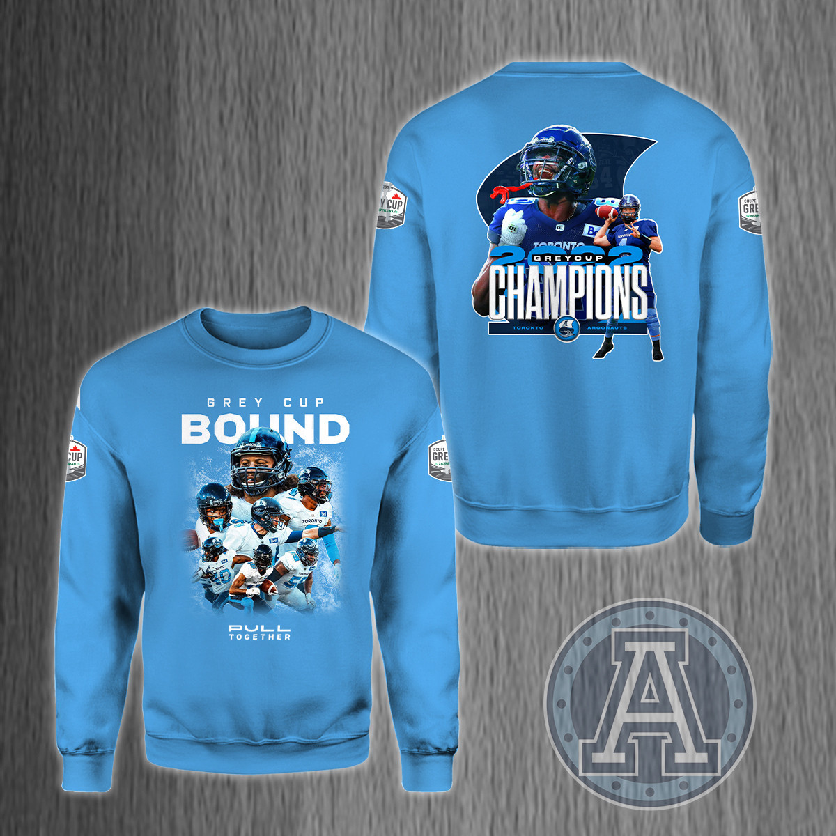 Toronto Argonauts 109 Grey Cup Champions Shirt Ver 11
