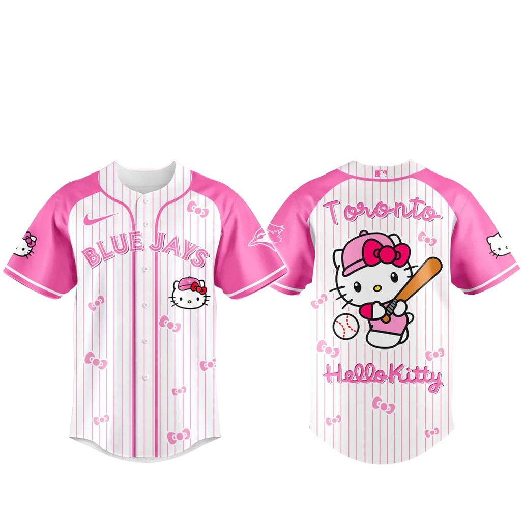 Toronto Blue Jays x Hello Kitty 2026 Pink Baseball Jersey