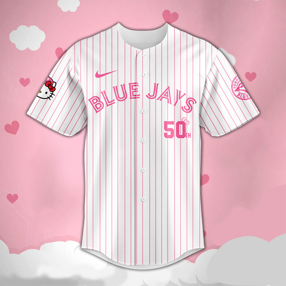 Toronto Blue Jays x Hello Kitty Night Baseball Jersey