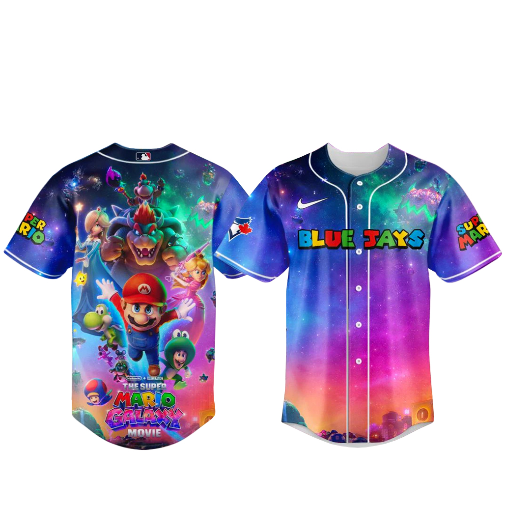 toronto blue jays x super mario galaxy 2026 baseball jersey 4673 7uosh