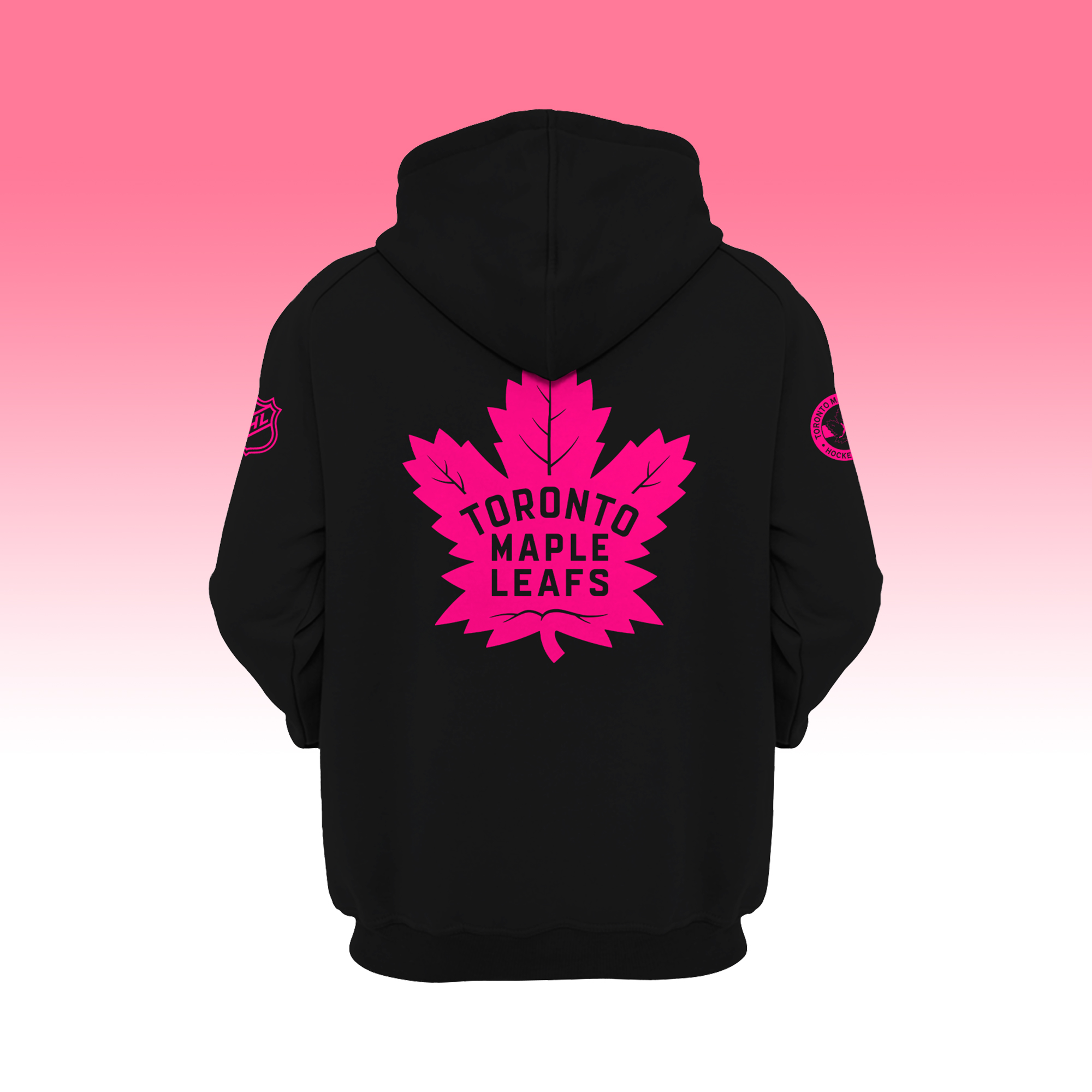 Toronto Maple Leafs NHL Breast Cancer Awareness Month Pullover Hoodie