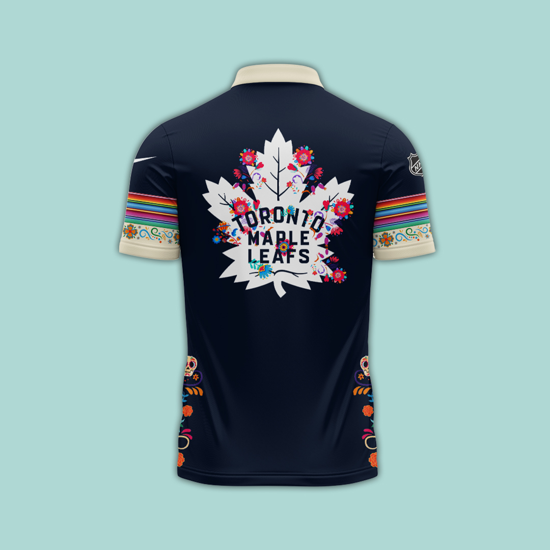 Toronto Maple Leafs NHL Dia De Los Muertos Premium Polo