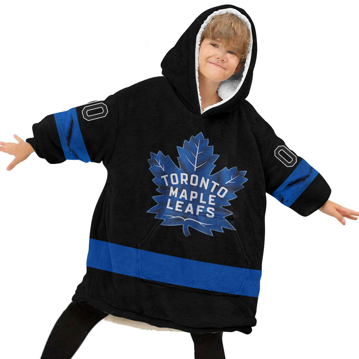 Toronto Maple Leafs Personalized Blanket Hoodie Hoodie Snuggie Hoodies